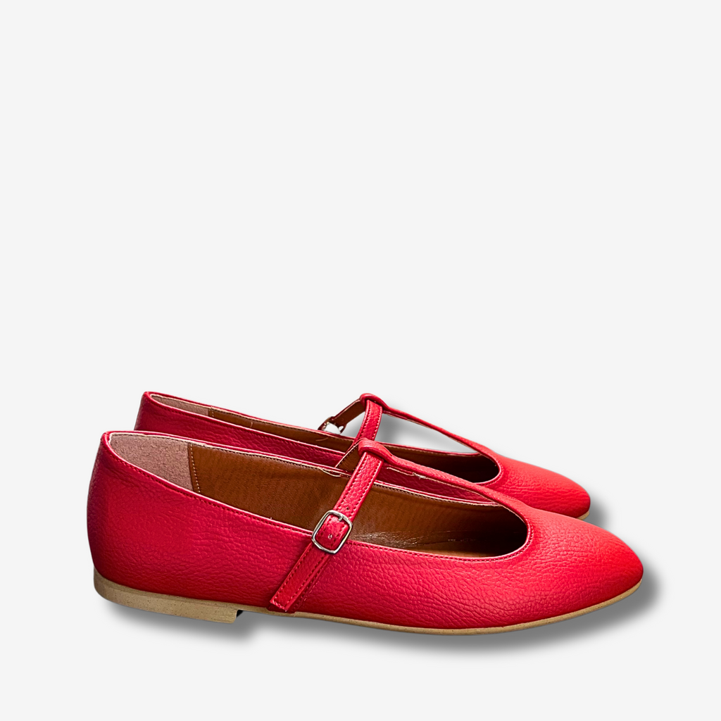 VANITY ballerina Mary Jane - Ohoskin - Rossa