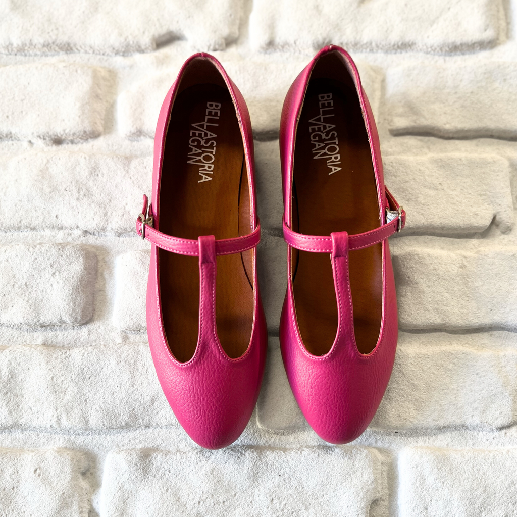 VANITY ballerina Mary Jane - Ohoskin - Fucsia
