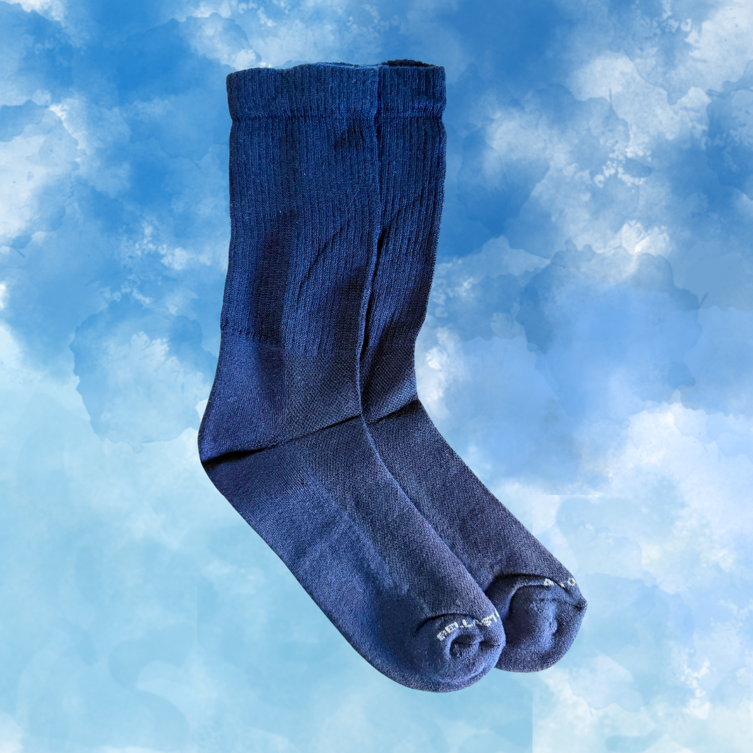 Calza Spugna in Bambù - BLU