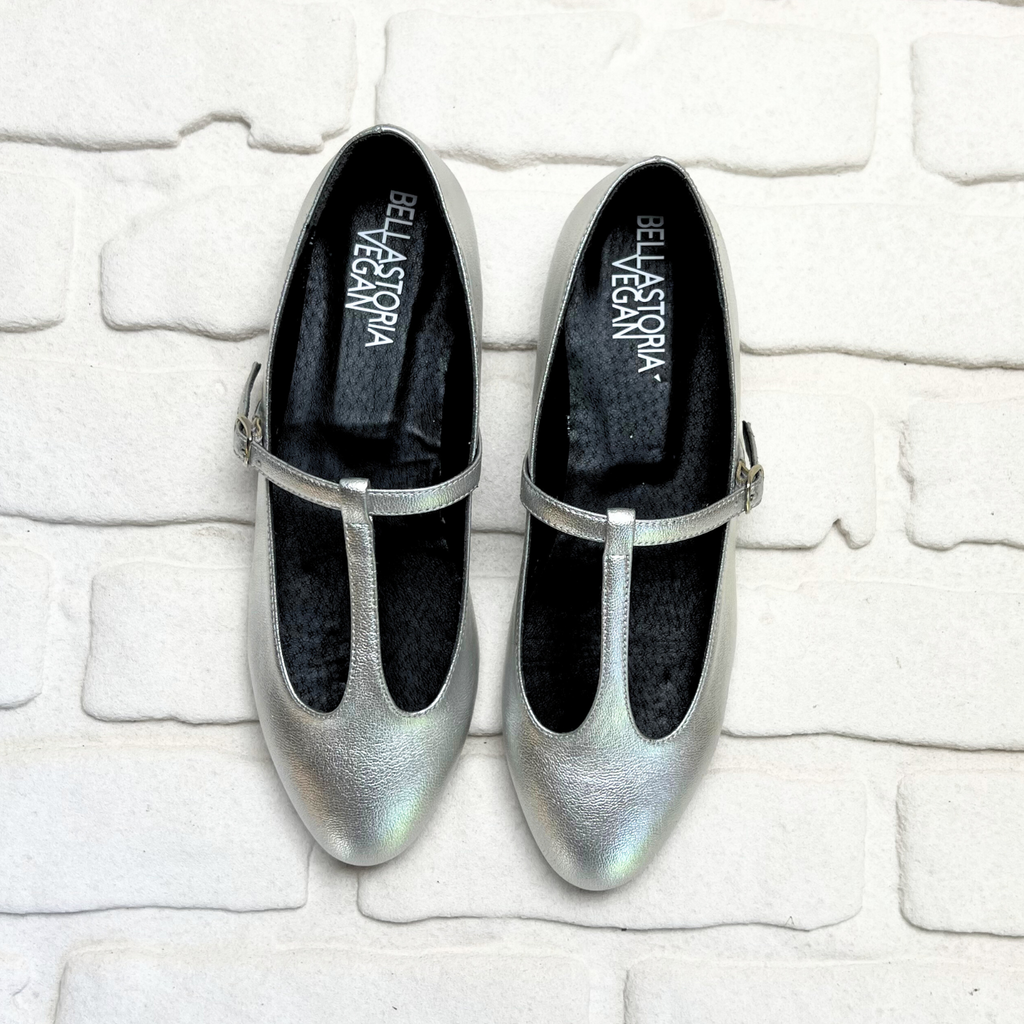 VANITY ballerina Mary Jane - Ohoskin - Silver