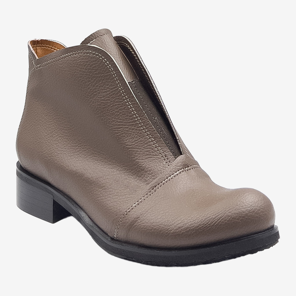 ALICE – Stivaletto Vegan in Pelle di Arancia Marrone