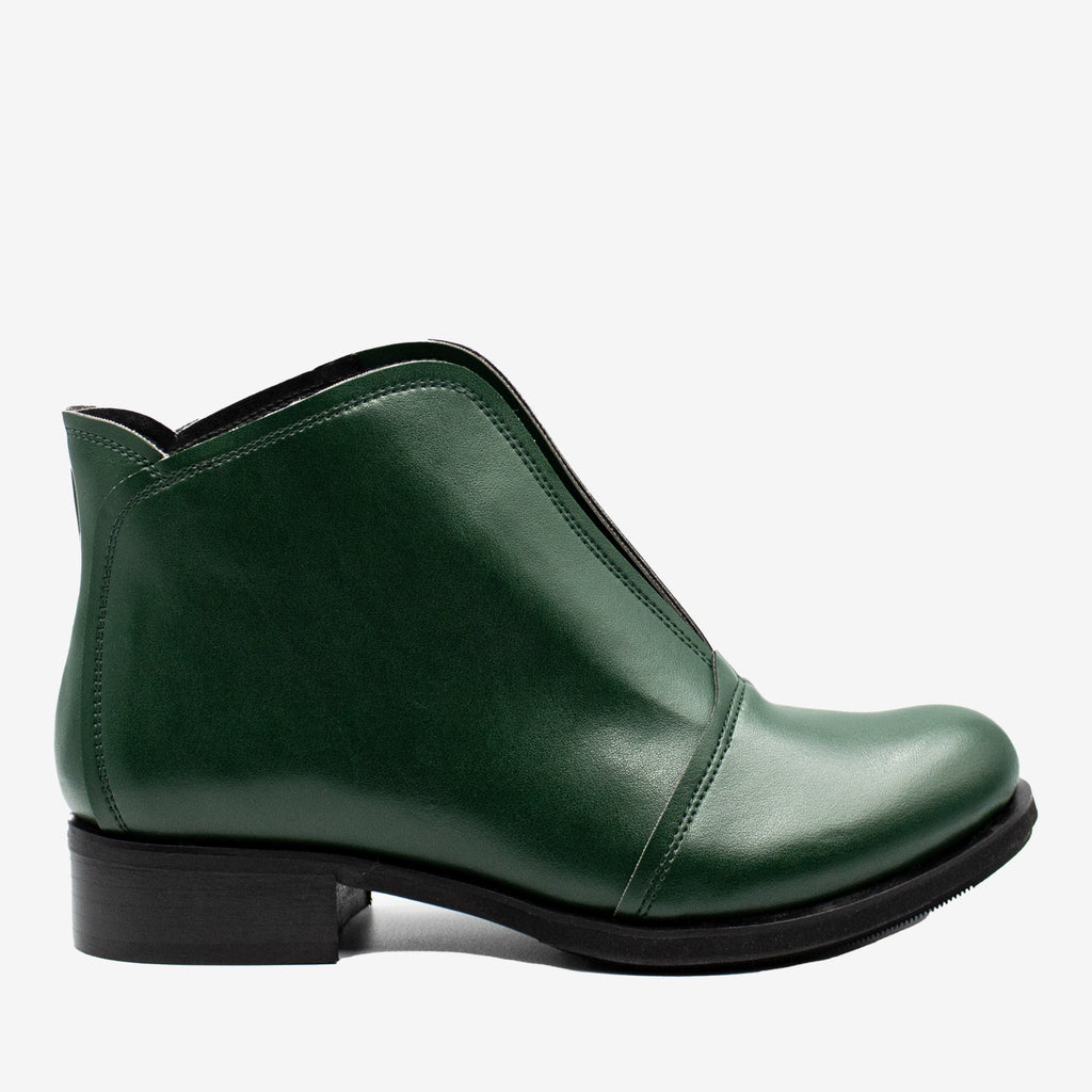 ALICE – Stivaletto Vegan Verde in UPPEAL® (Pelle di Mela)