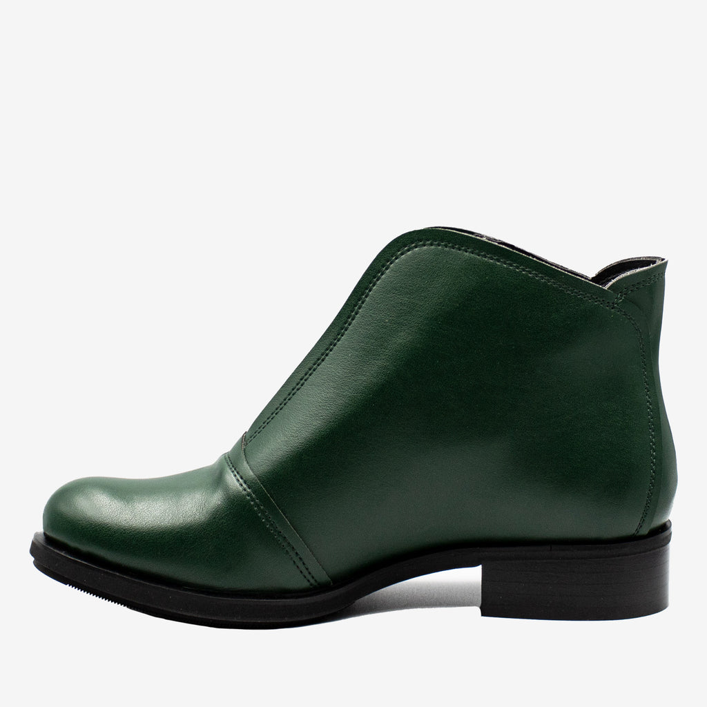 ALICE – Stivaletto Vegan Verde in UPPEAL® (Pelle di Mela)