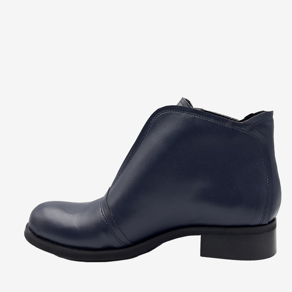 ALICE – Stivaletto Vegan Blu in UPPEAL® (Pelle di Mela)