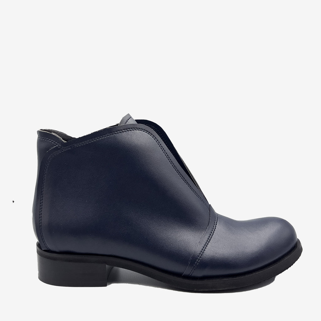 ALICE – Stivaletto Vegan Blu in UPPEAL® (Pelle di Mela)