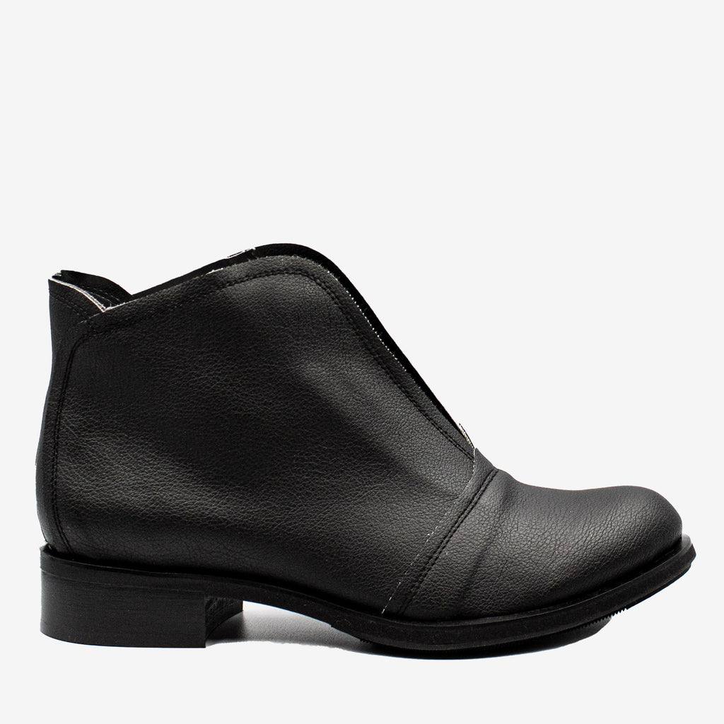ALICE stivaletto in Pelle di Arancia Ohoskin - Nero