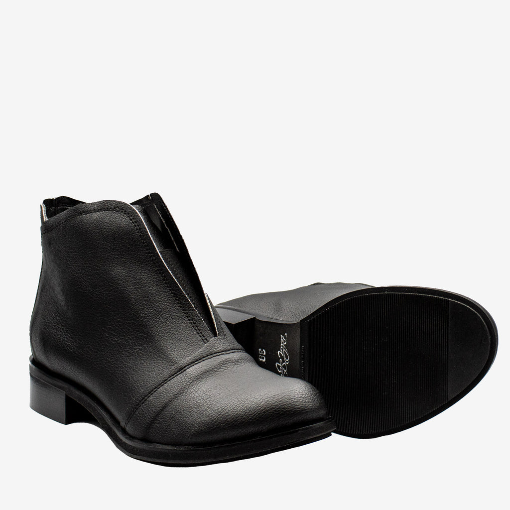 ALICE stivaletto in Pelle di Arancia Ohoskin - Nero