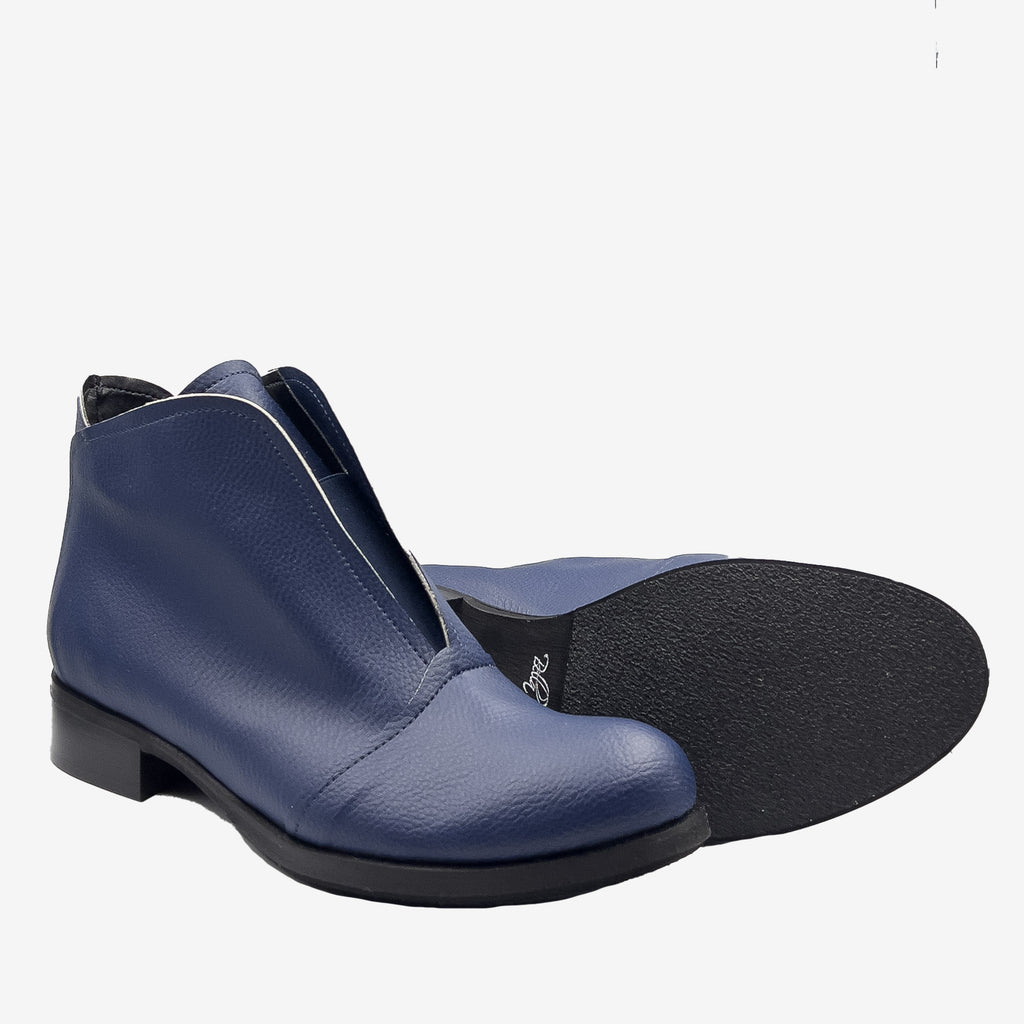 ALICE – Stivaletto Vegan in Pelle di Arancia Blu