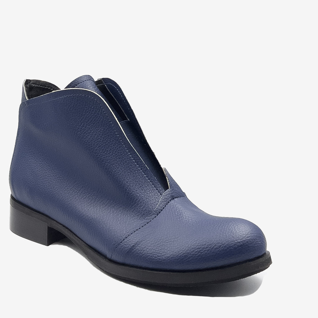 ALICE – Stivaletto Vegan in Pelle di Arancia Blu