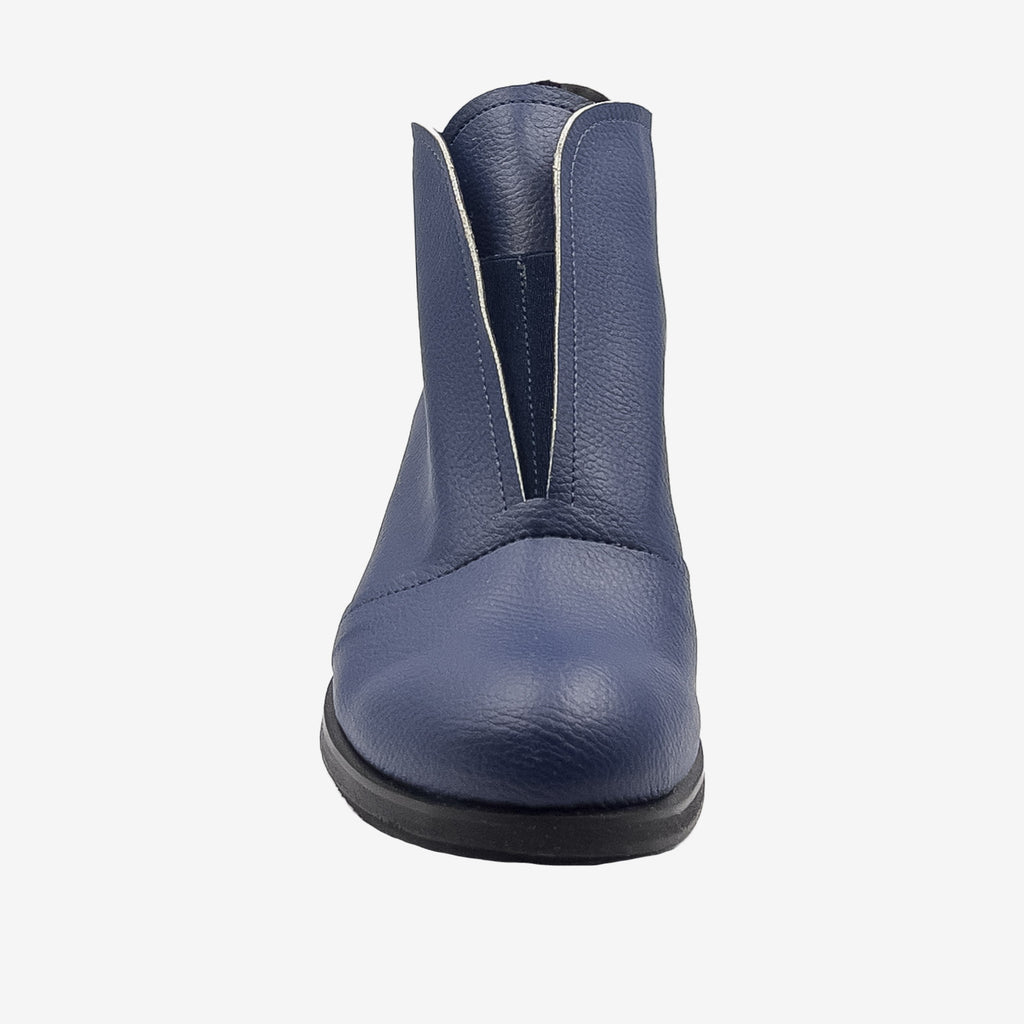 ALICE – Stivaletto Vegan in Pelle di Arancia Blu