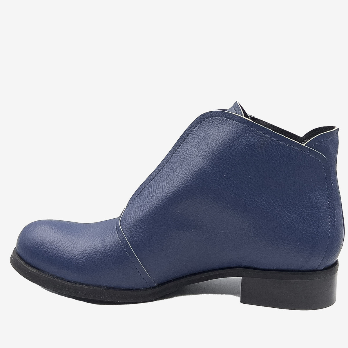 ALICE – Stivaletto Vegan in Pelle di Arancia Blu