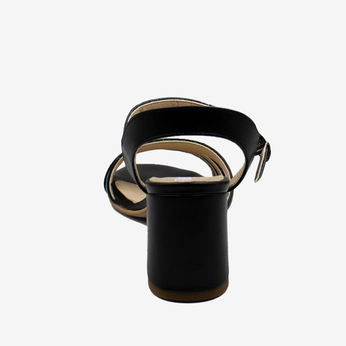 BETH sandalo con tacco - APPLESKIN - Nero - veganshoes