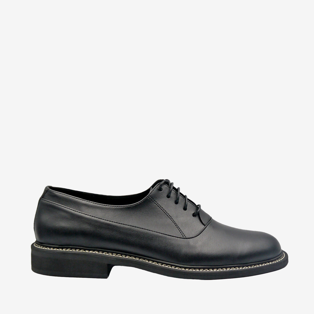 BOSS francesina Oxford - Pelle Mela Nera - veganshoes