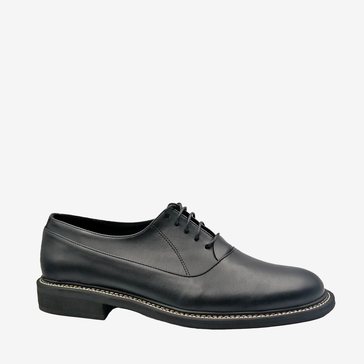 BOSS francesina Oxford - Pelle Mela Nera - veganshoes