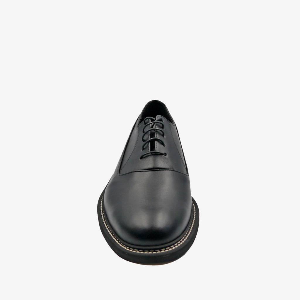 BOSS francesina Oxford - Pelle Mela Nera - veganshoes