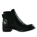 CLARA stivaletto chelsea microfibra nera impermeabile - veganshoes