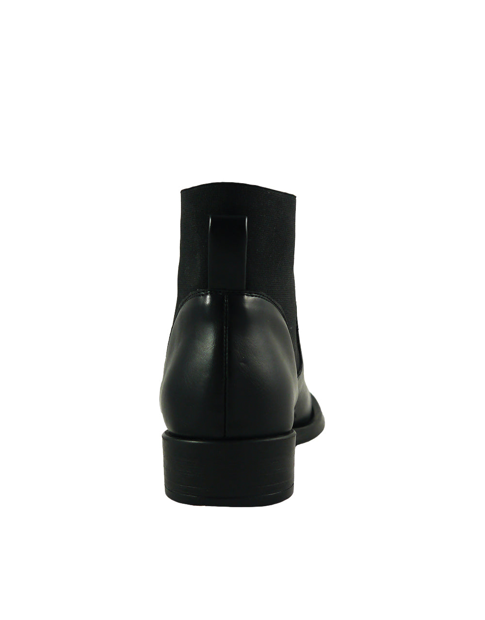 CLARA stivaletto chelsea microfibra nera impermeabile - veganshoes