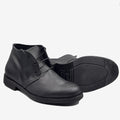 RYAN – Desert Boot Vegan Nera in Ohoskin® (Pelle di Arancia)