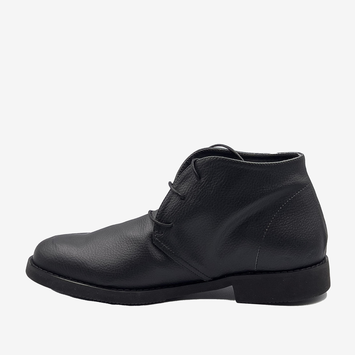 RYAN – Desert Boot Vegan Nera in Ohoskin® (Pelle di Arancia)