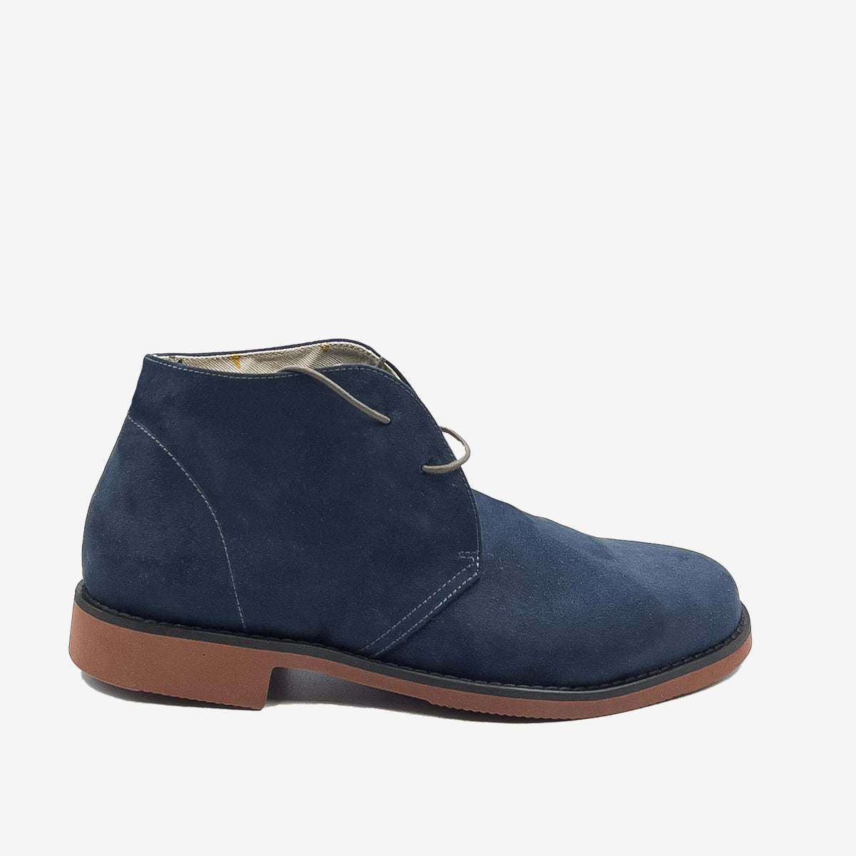 RYAN – Desert Boot Vegan Blu in Scamosciato da PET Riciclato (Fodera in Cotone)