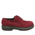 DR LOW derby - pet riciclato scamosciato bordeaux - veganshoes