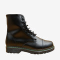 DOCTOR French - anfibio - microfibra nera - veganshoes