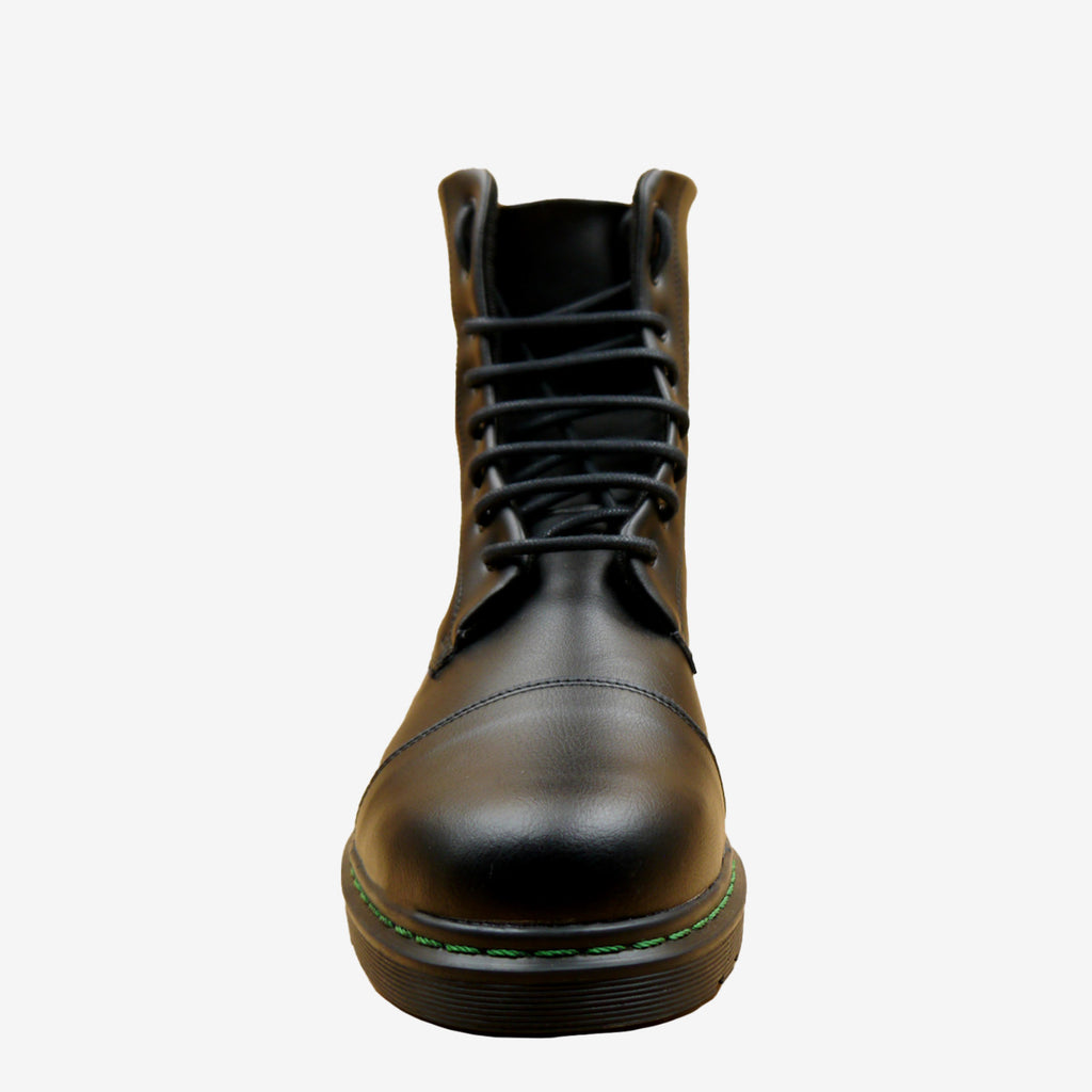 DOCTOR French - anfibio - microfibra nera - veganshoes