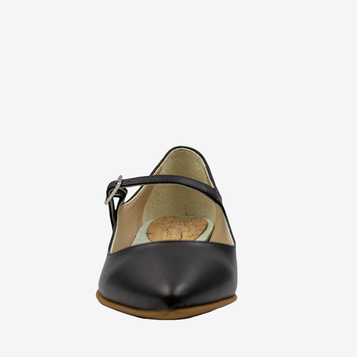 DOLLY ballerina nera - pelle mela - veganshoes