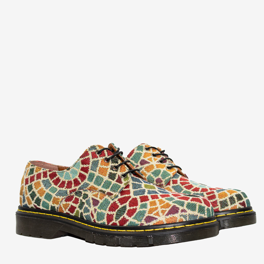 DR LOW Derby - tappezzeria Barcellona - veganshoes