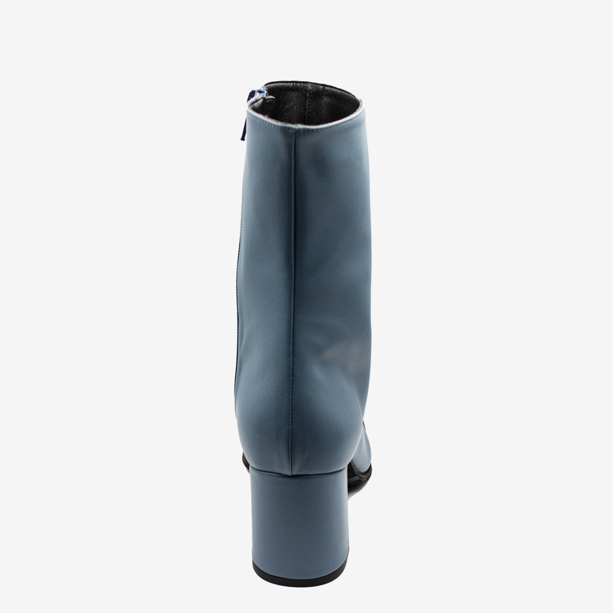ELODIE stivaletto pelle mais biopolioli azzurro impermeabile - Veganshoes