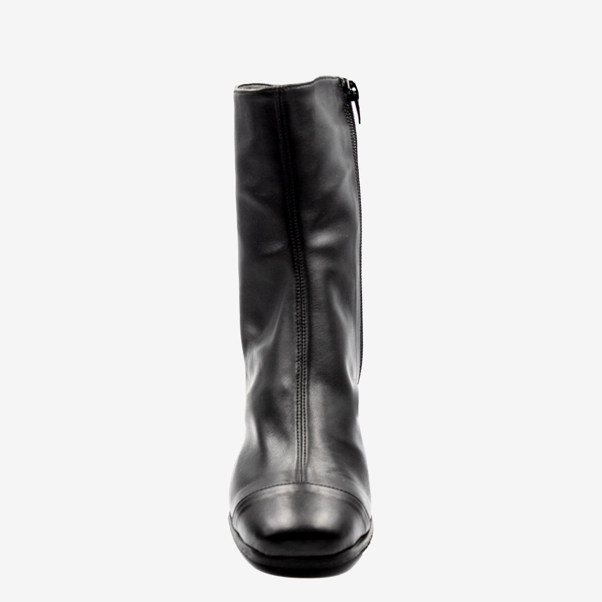 ELODIE stivaletto pelle mais biopolioli nero impermeabile - Veganshoes