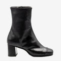 ELODIE stivaletto pelle mais biopolioli nero impermeabile - Veganshoes
