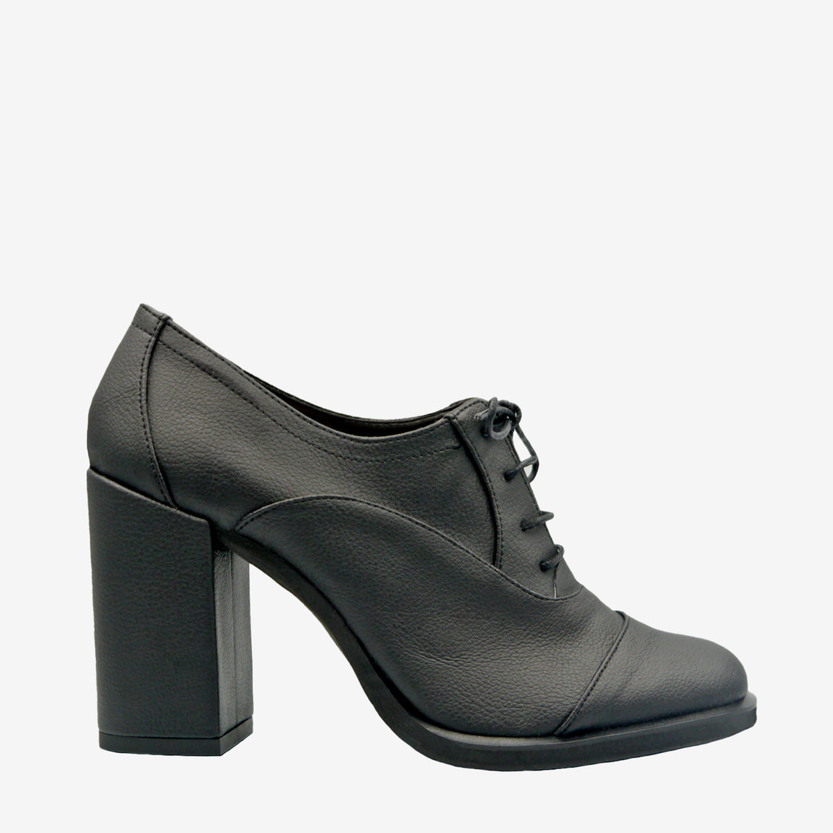 EVA francesina - pelle cactus nero impermeabile - Veganshoes