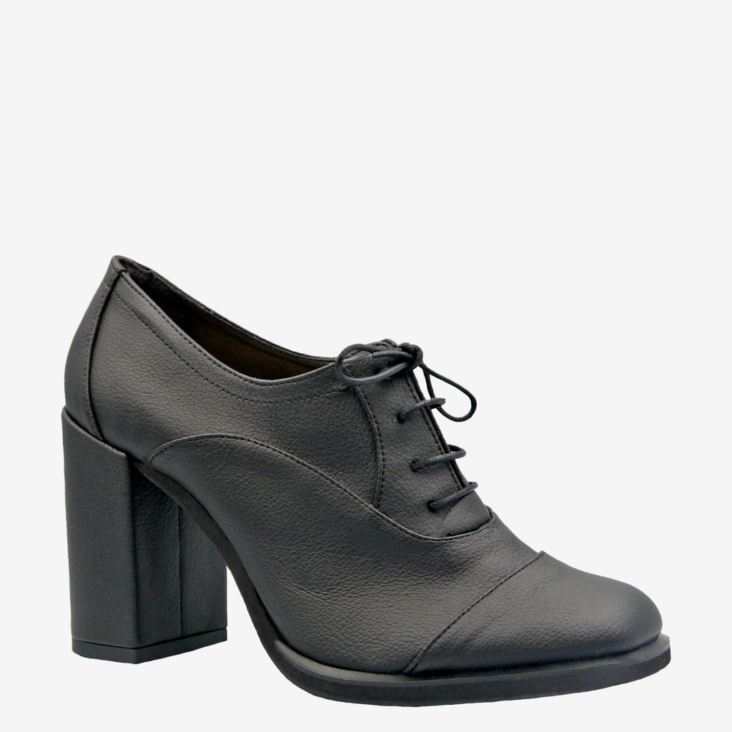 EVA francesina - pelle cactus nero impermeabile - Veganshoes