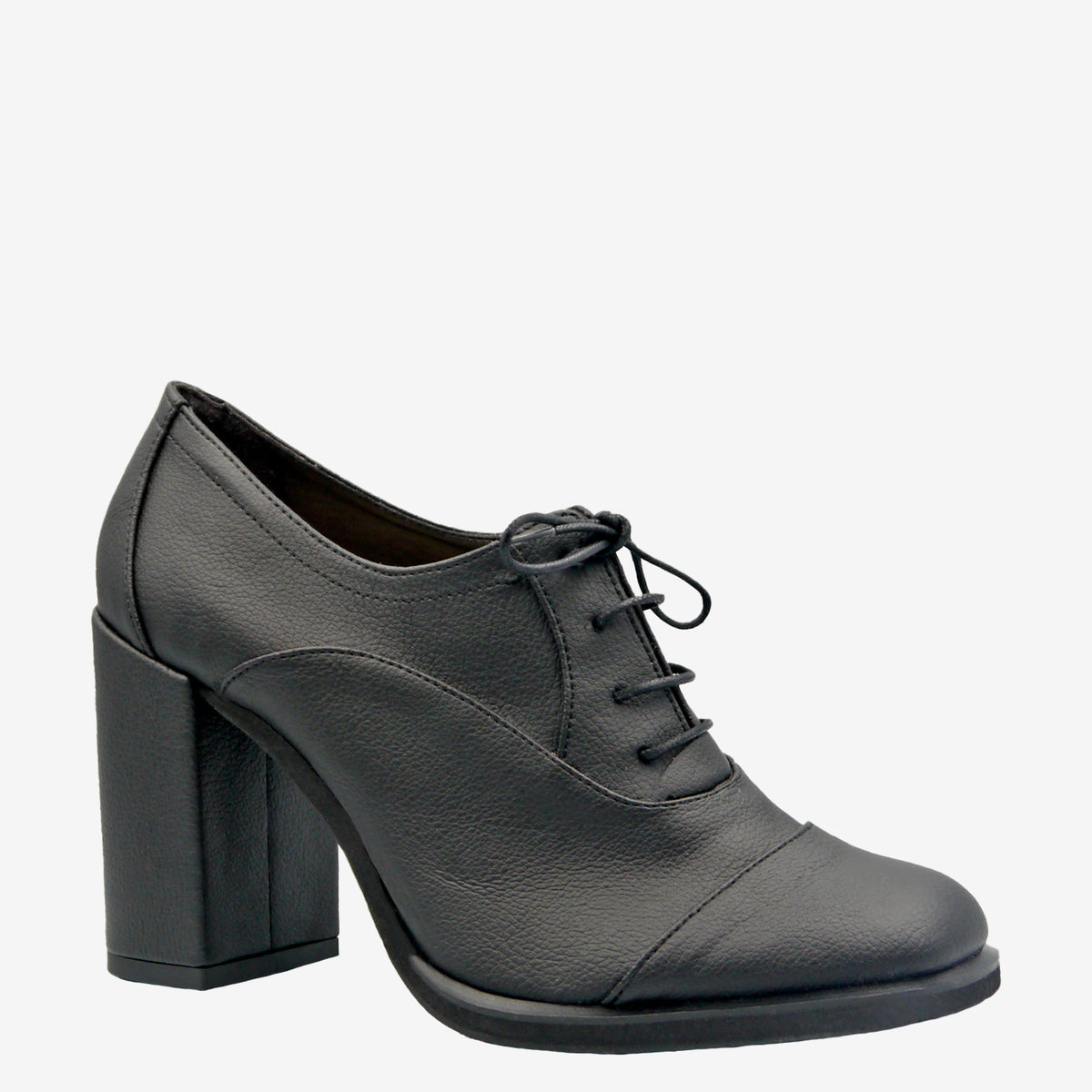 EVA francesina - pelle cactus nero impermeabile - Veganshoes