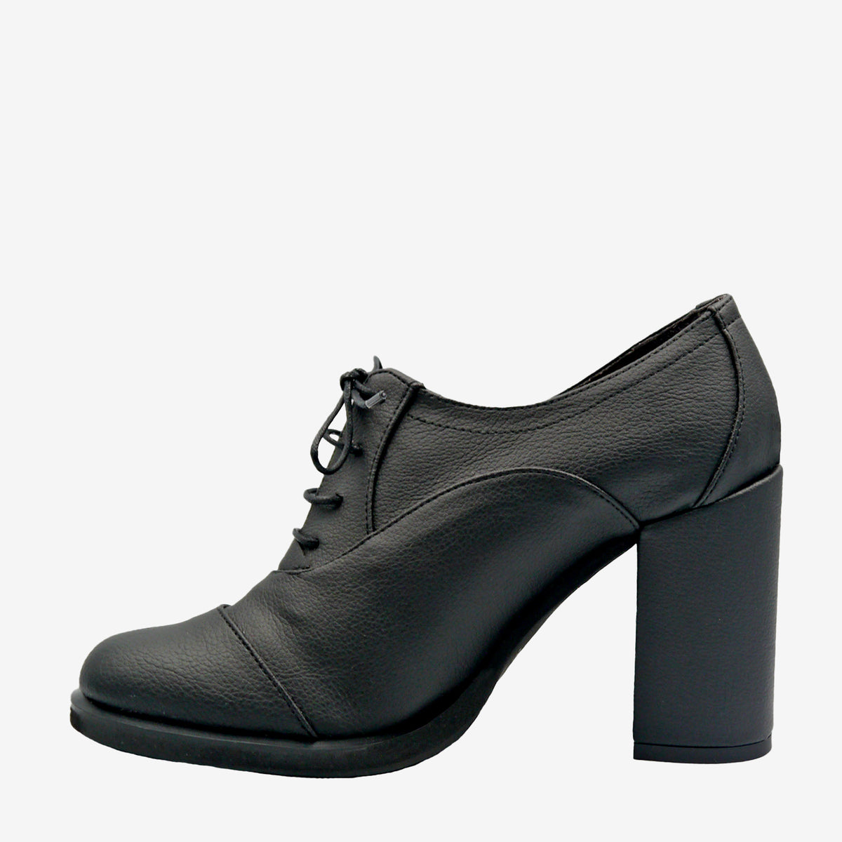 EVA francesina - pelle cactus nero impermeabile - Veganshoes