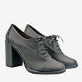 EVA francesina - pelle cactus nero impermeabile - Veganshoes