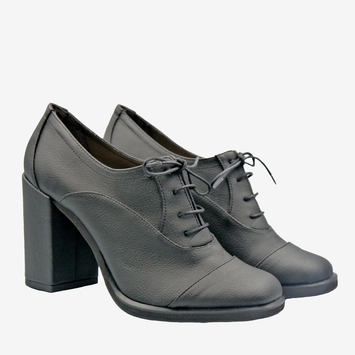 EVA francesina - pelle cactus nero impermeabile - Veganshoes