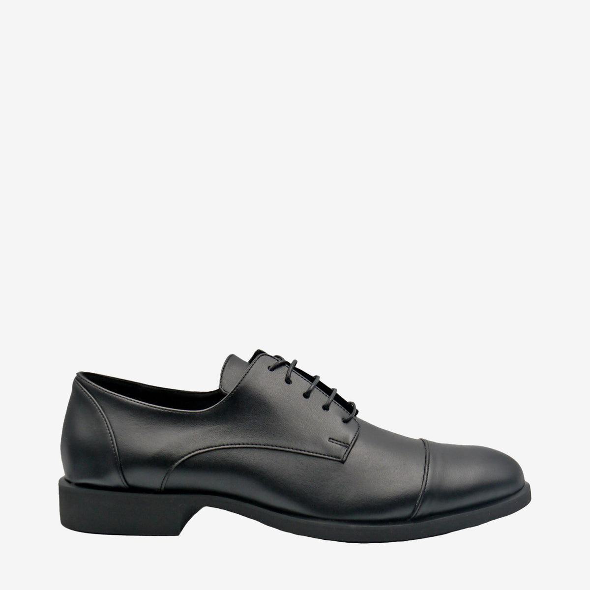 FORD Derby - Pelle Mela Nero - veganshoes