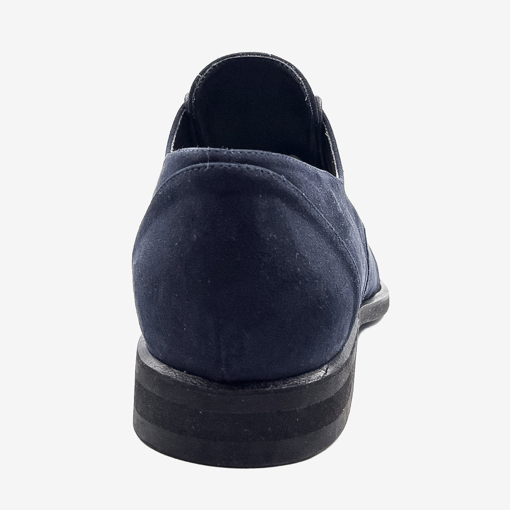 FORD Derby - RPet scamosciato blu - veganshoes