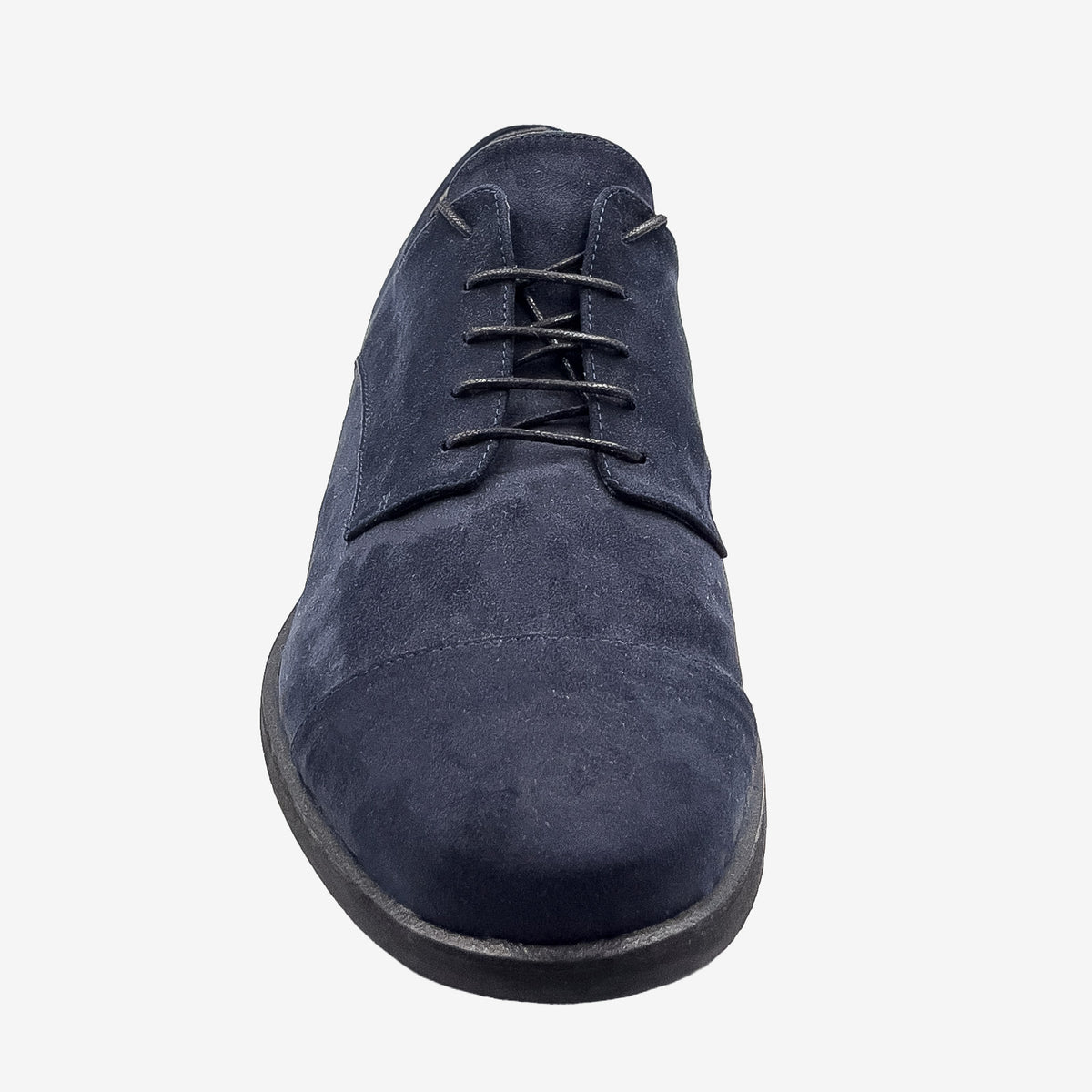 FORD Derby - RPet scamosciato blu - veganshoes