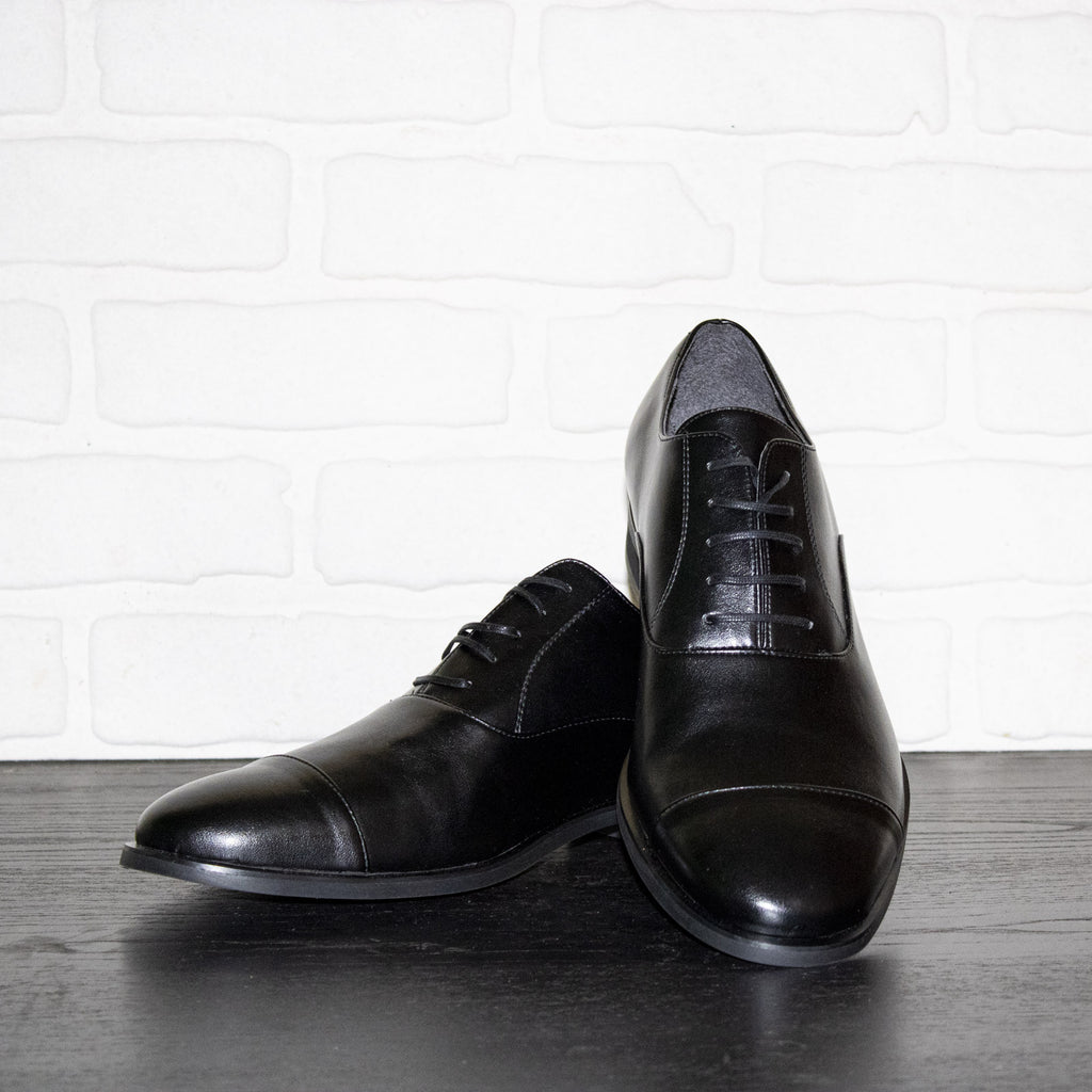 FRANK Francesina - Uppeal nero - pelle mela veganshoes