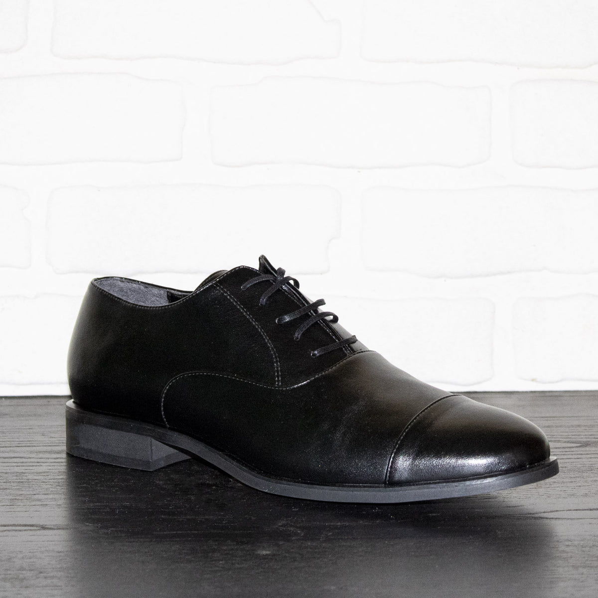 FRANK Francesina - Uppeal nero - pelle mela veganshoes