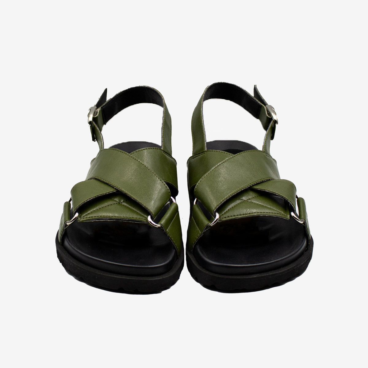 GRETA sandalo fussbett - Cactus - veganshoes