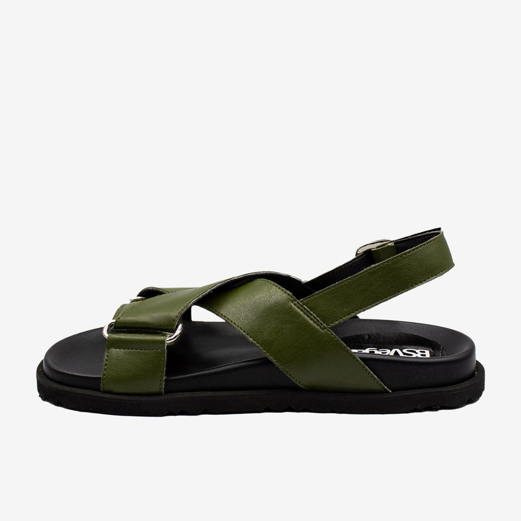GRETA sandalo fussbett - Cactus - veganshoes