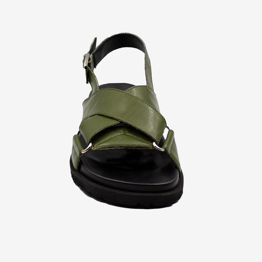 GRETA sandalo fussbett - Cactus - veganshoes