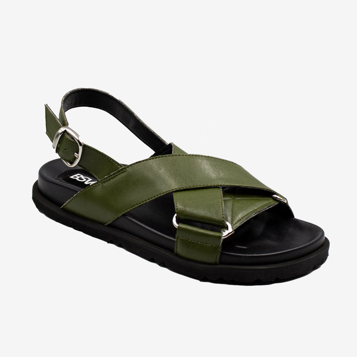 GRETA sandalo fussbett - Cactus - veganshoes