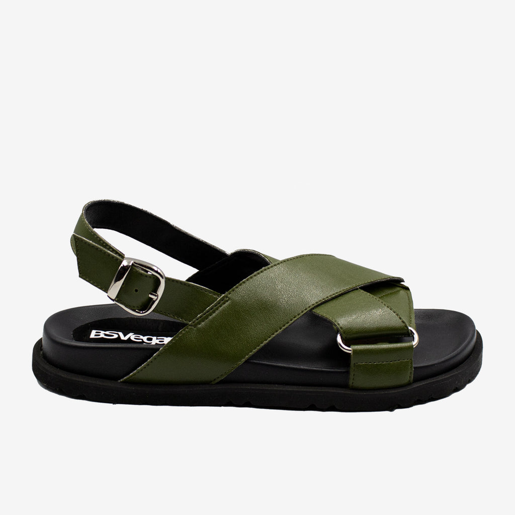 GRETA sandalo fussbett - Cactus - veganshoes