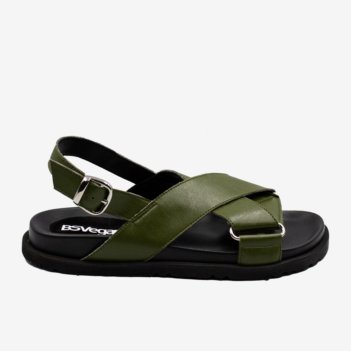 GRETA sandalo fussbett - Cactus - veganshoes