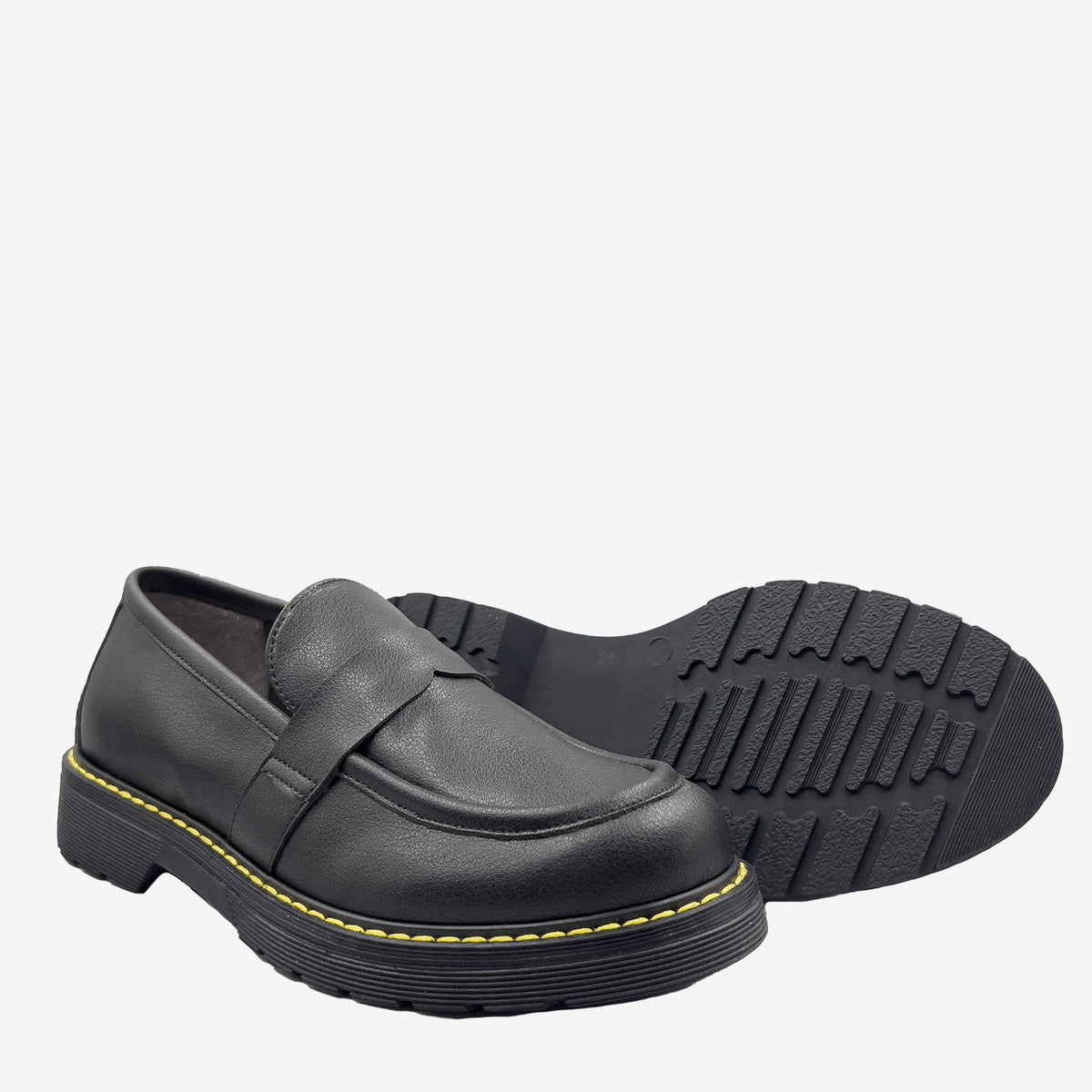 MADDY Mocassino vegan Nero Personalizzabile | Bellastoria